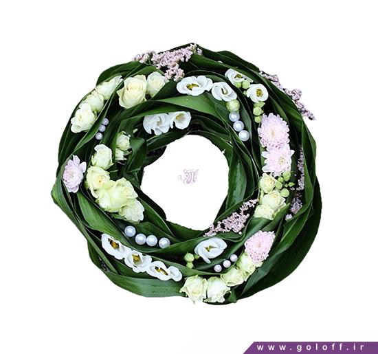سایت گل فروشی - حلقه گل طبیعی آوان - Aavan | گل آف